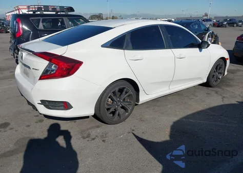 2020 Honda Civic Sport из США, поврежденный, VIN 19XFC2F81LE202285